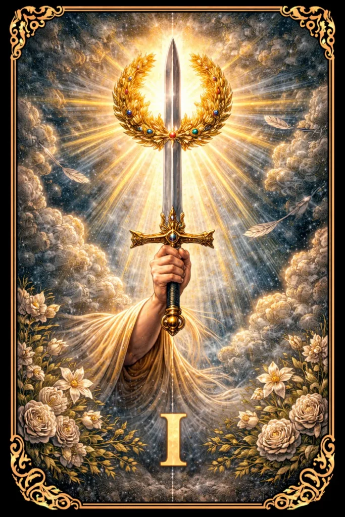 As de Espadas tarot significado claridad verdad